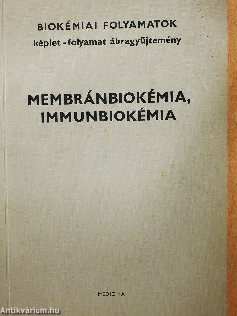 Membránbiokémia, immunbiokémia