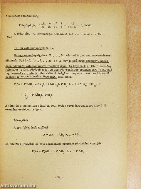 Matematika II.