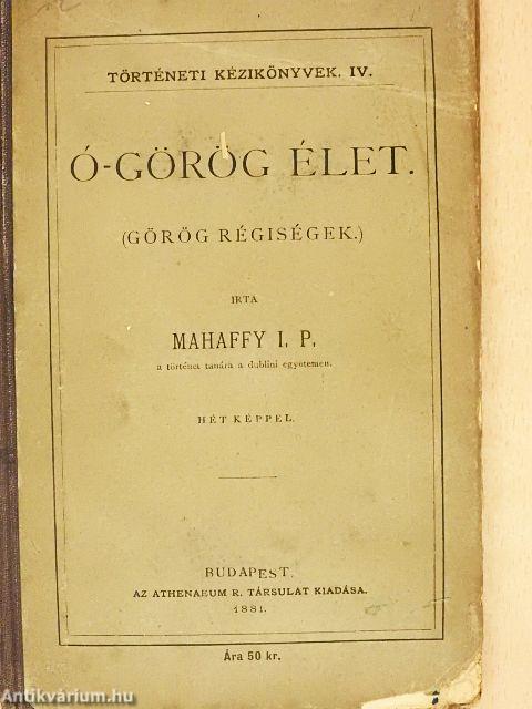 Ó-görög élet