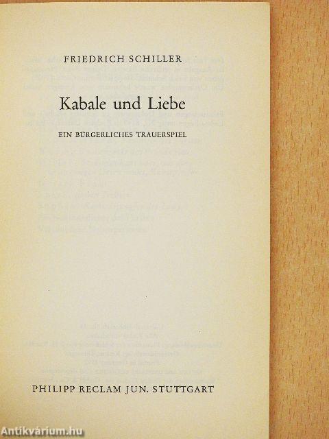 Kabale und Liebe