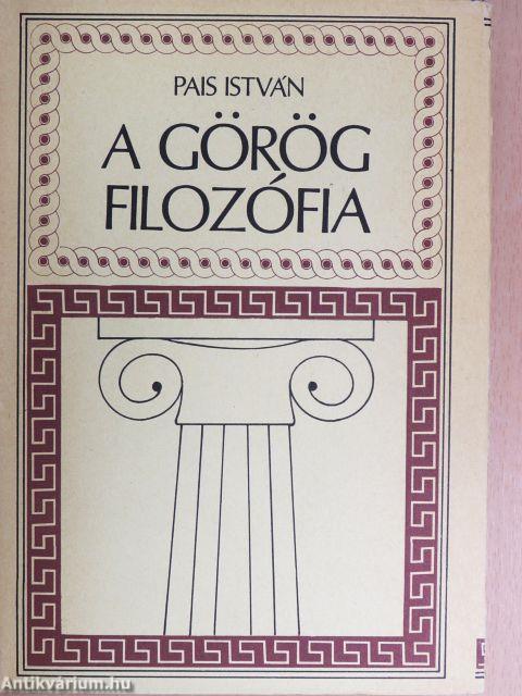 A görög filozófia