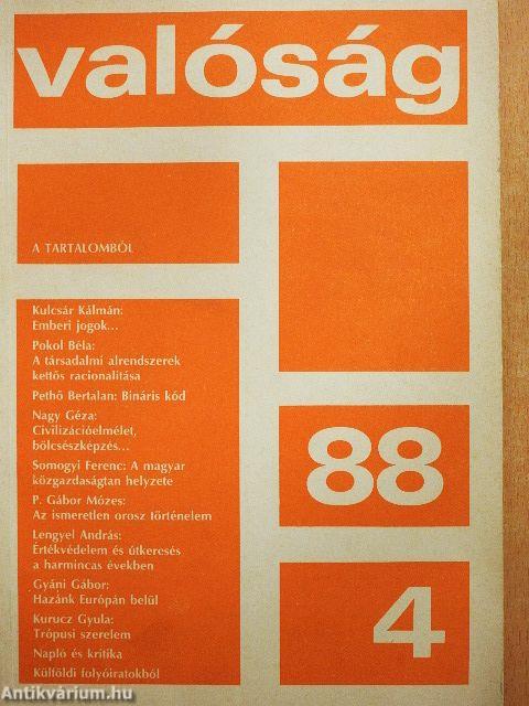 Valóság 1988. április