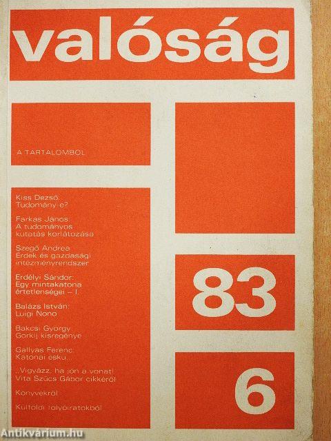 Valóság 1983. június