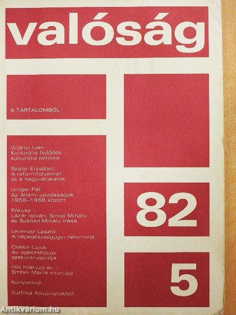 Valóság 1982. május