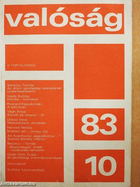 Valóság 1983. október