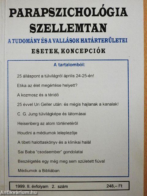Parapszichológia-Szellemtan 1999/2.
