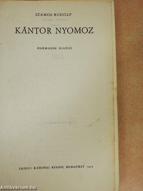 Kántor nyomoz