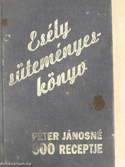 Esély süteményeskönyv