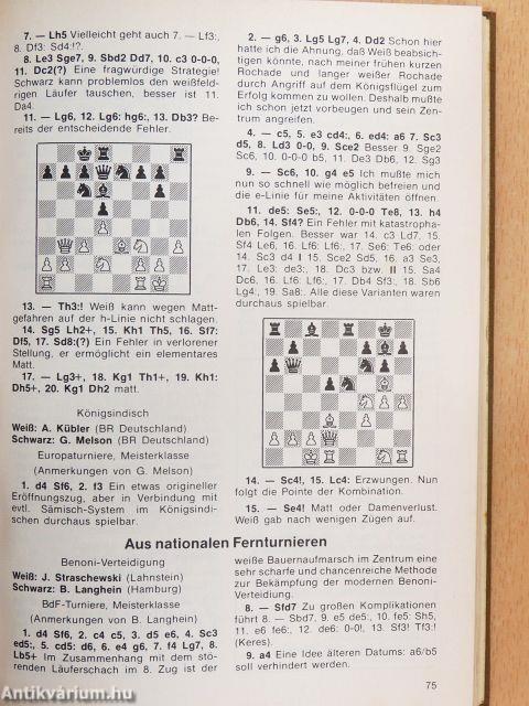 Fernschach Januar-Dezember 1986.