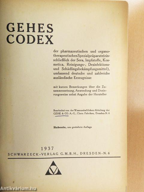 Gehes Codex