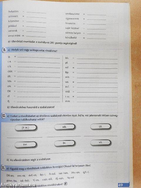 Hej, írás, helyesírás! 8