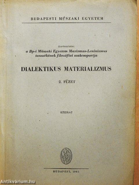 Dialektikus materializmus 2.