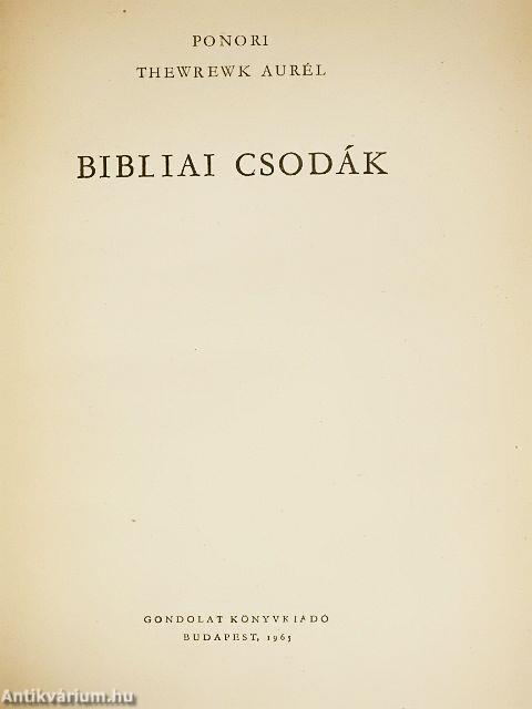 Bibliai csodák