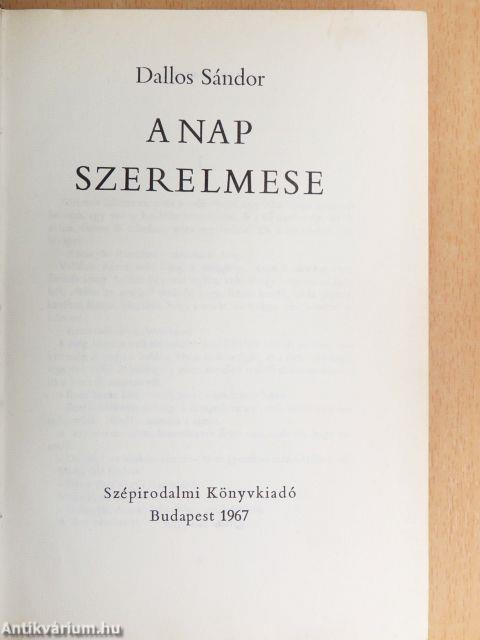 A nap szerelmese/Aranyecset