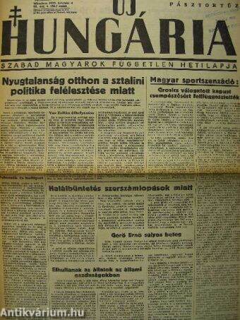 Uj Hungária 1955. február 4.