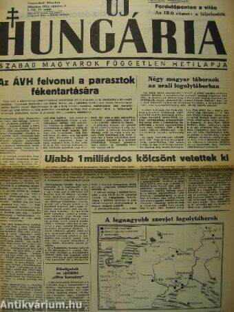 Uj Hungária 1953. október 9.