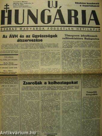 Uj Hungária 1953. szeptember 25.