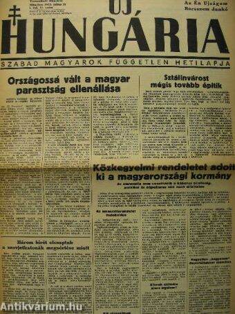 Uj Hungária 1953. július 31.