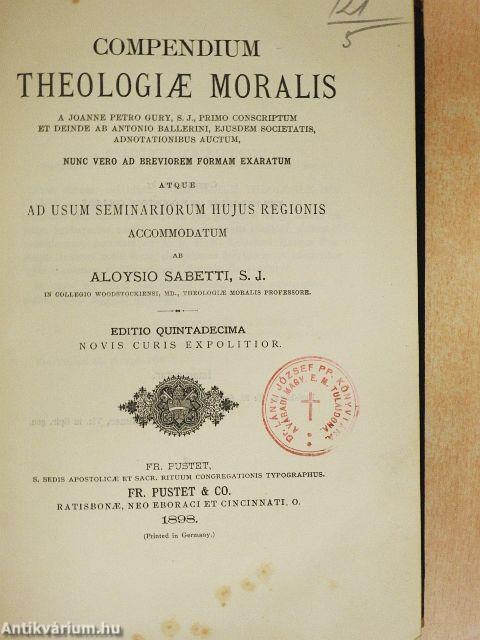 Compendium Theologiae Moralis