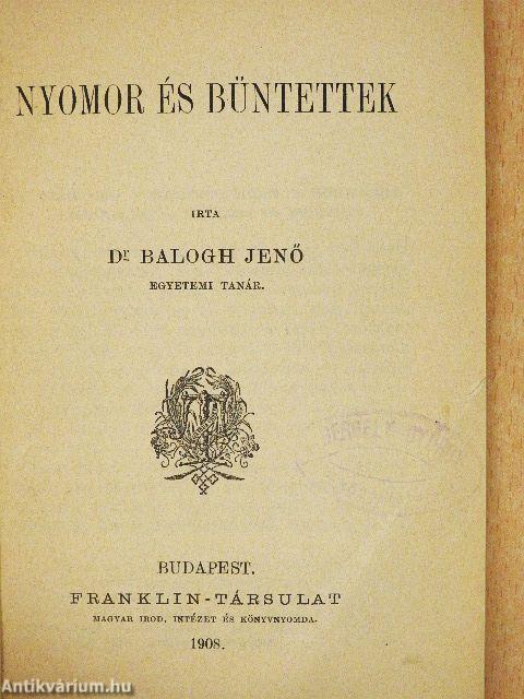 Nyomor és büntettek