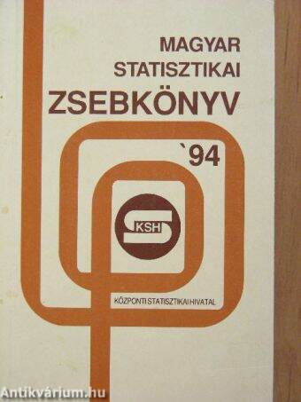 Magyar statisztikai zsebkönyv 1994.