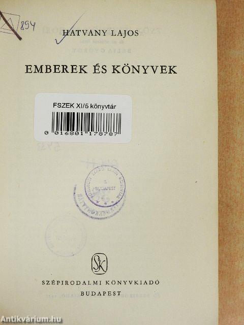 Emberek és könyvek