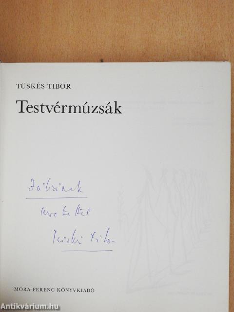 Testvérmúzsák (dedikált példány)