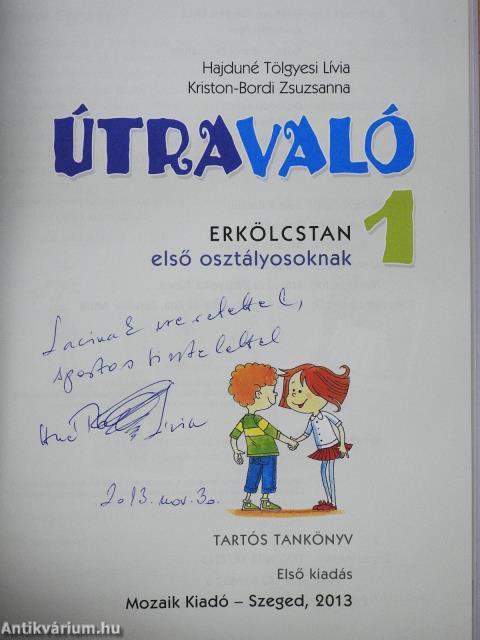 Útravaló 1. (dedikált példány)