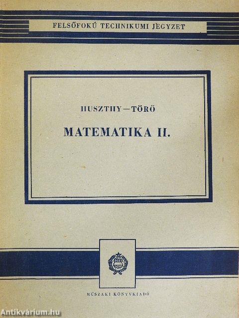 Matematika II.