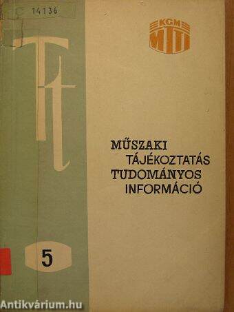 Műszaki tájékoztatás - tudományos információ