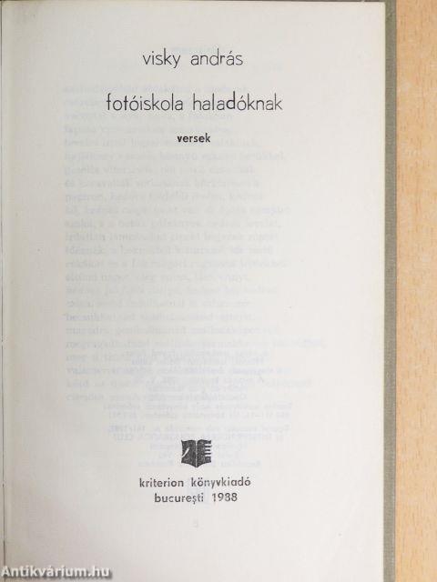 Fotóiskola haladóknak