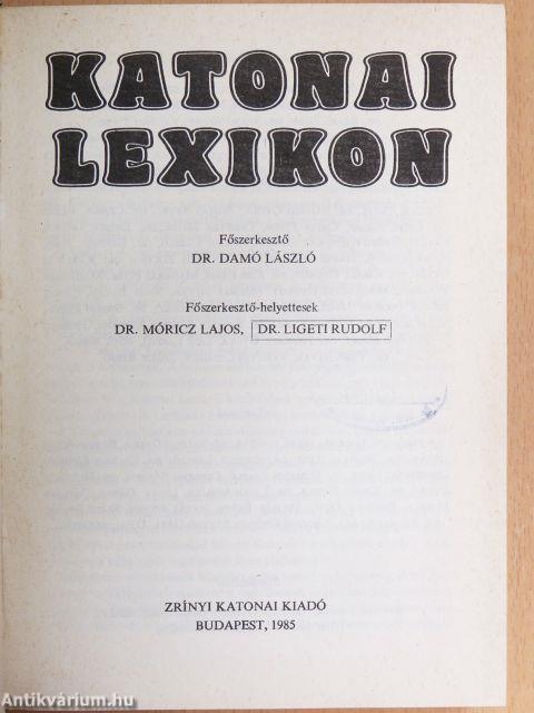 Katonai lexikon