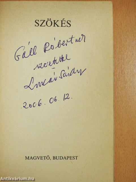 Szökés (dedikált példány)
