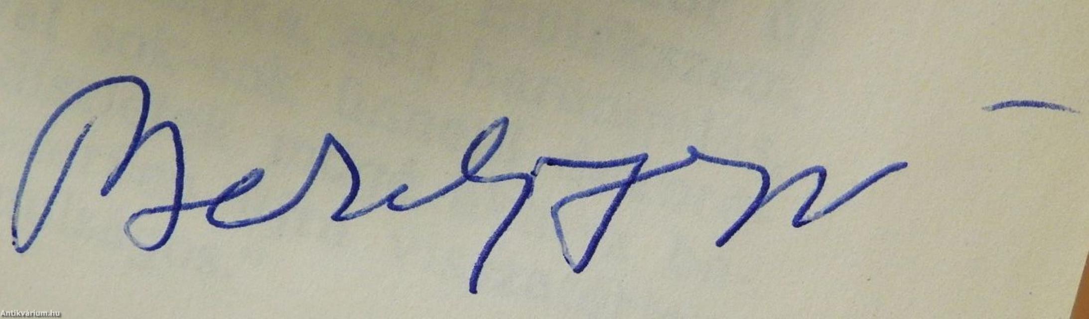 Vizek törvénye (dedikált példány)