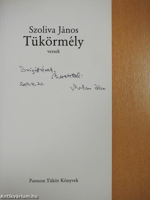 Tükörmély (dedikált példány)
