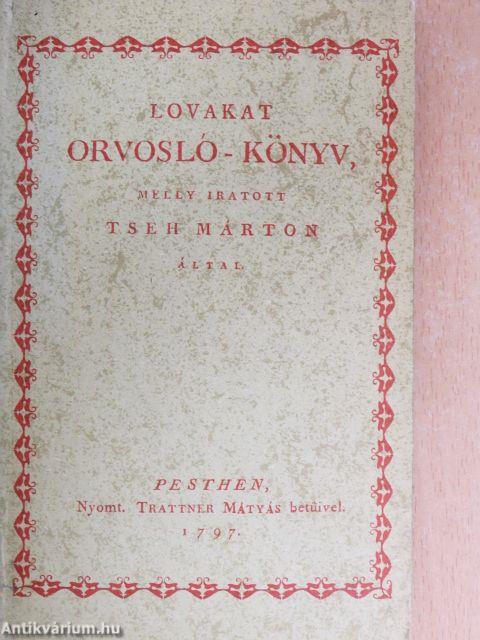 Lovakat orvosló-könyv