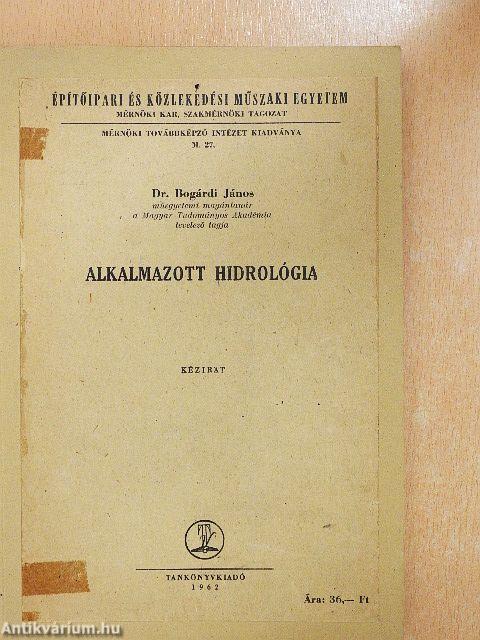 Alkalmazott hidrológia