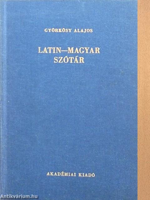 Latin-magyar szótár