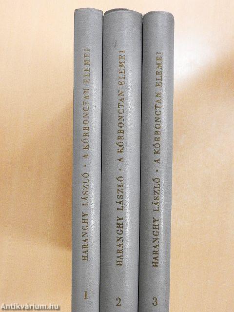 A kórbonctan elemei 1-3.