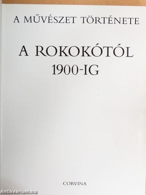 A rokokótól 1900-ig