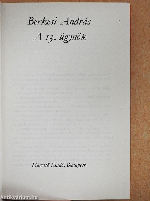 A 13. ügynök