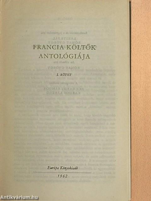 Francia költők antológiája I.