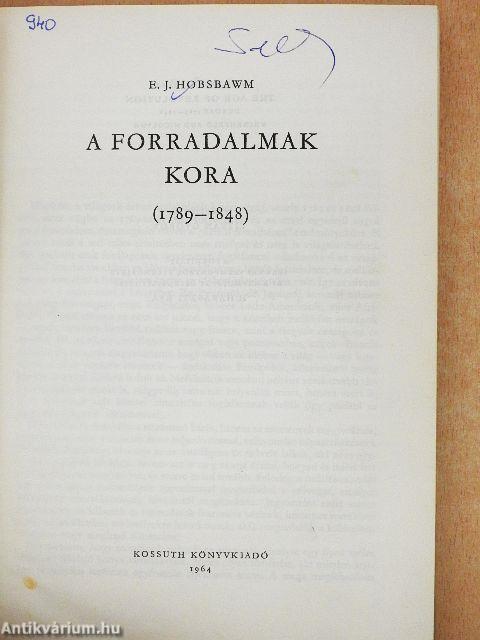A forradalmak kora