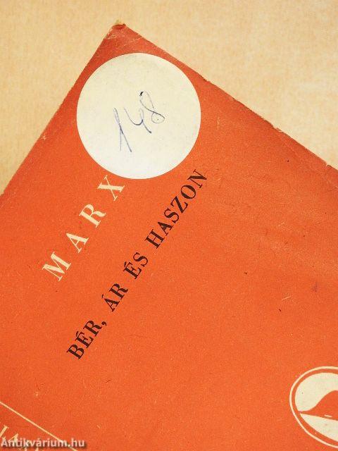 Bér, ár és haszon