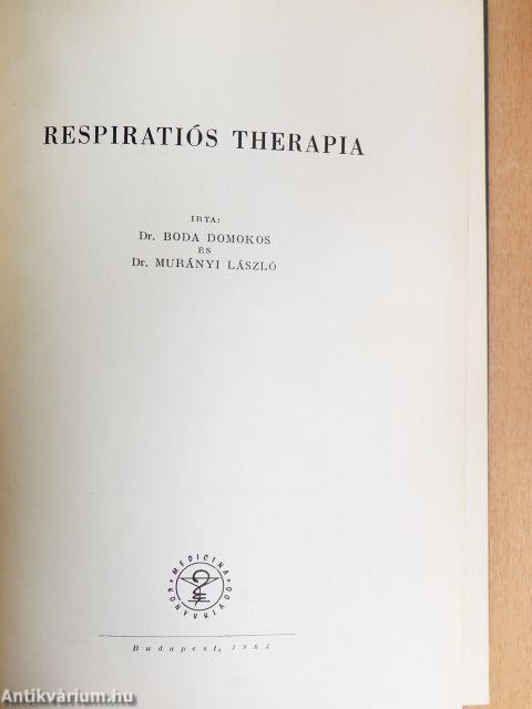 Respiratiós therapia