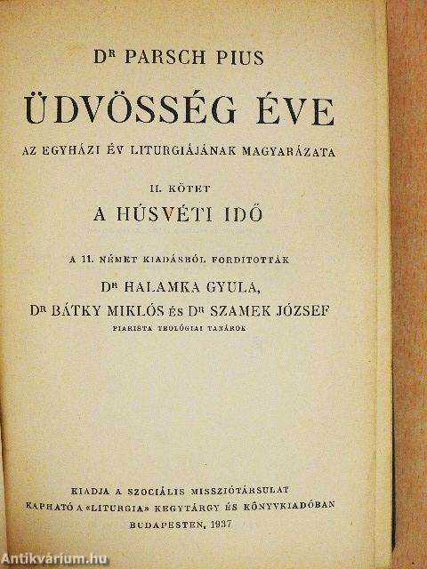 Üdvösség éve II.