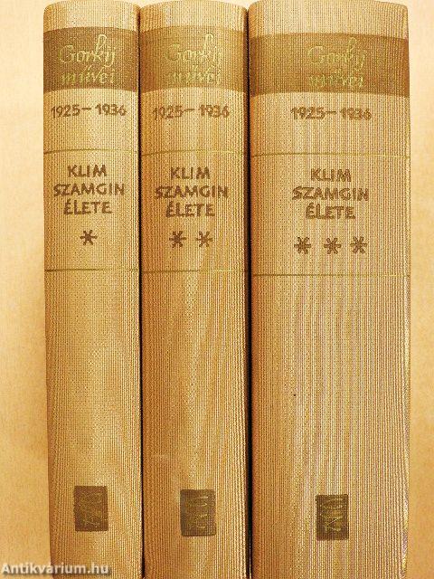Klim Szamgin élete I-III.