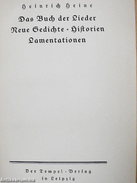 Das Buch der Lieder (gótbetűs)