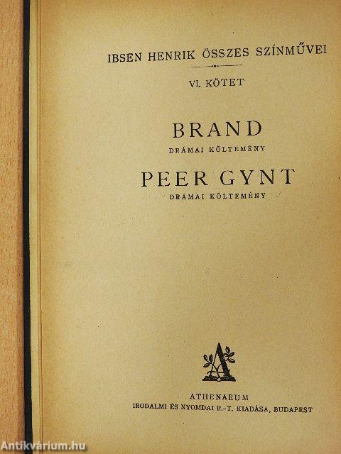Brand/Peer Gynt