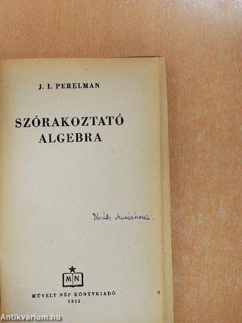 Szórakoztató algebra